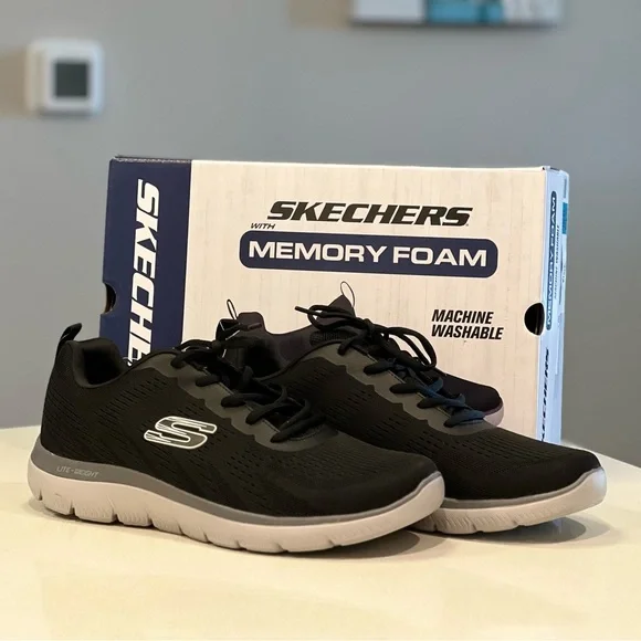 Skechers | Shoes | Skechers Mens Summit Sneakers Black  display picture 3